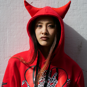 Devil Ex-Boyfriend Hoodie - Red & Black