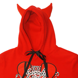 Devil Ex-Boyfriend Hoodie - Red & Black